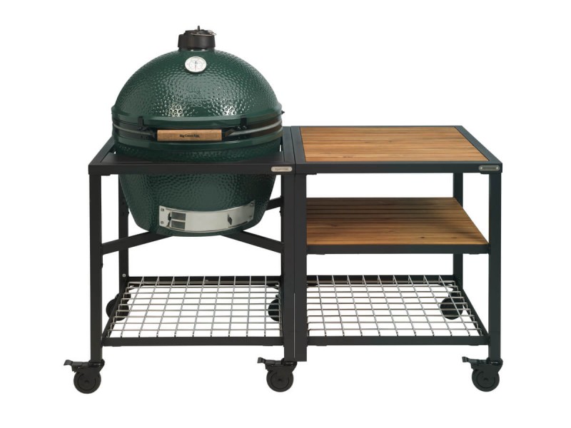 BIG GREEN EGG XLARGE + EGG RĖMAS + PAPIDOMA SPINTELĖ